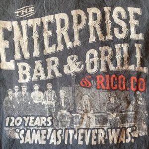 Enterprise Bar & Grill Rico, CO Dive Bar T-shirt